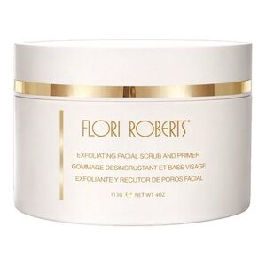 FLORI ROBERTS EXFOLIATING FACIAL SCRUB & PRIMER 113G - BRAND NEW, NO BOX